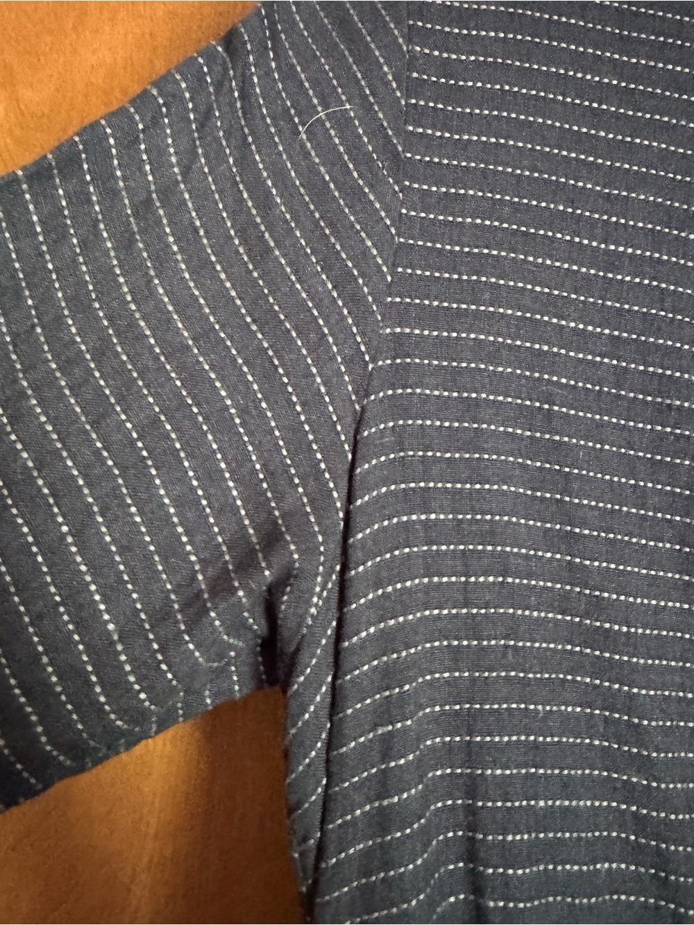 Pyne and smith Navy Stripe dress - Picture 2 of 5